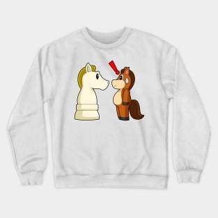 Chess piece Knight Horse Chess Crewneck Sweatshirt